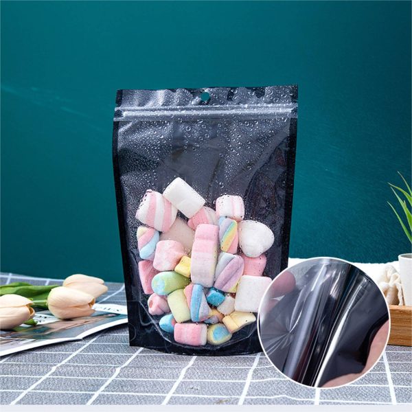 Food Storage Mylar Packaging Pouch Bag w/ Clear Window