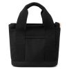 Canvas Small Tote Bag Handbag with Zipper