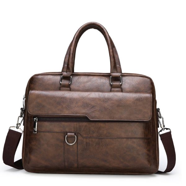PU Men's Business Crossbody Bag