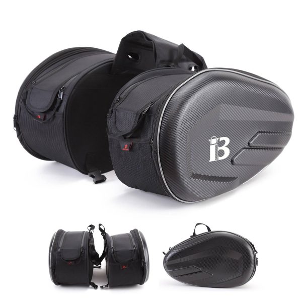 Motorcycle side saddle bag