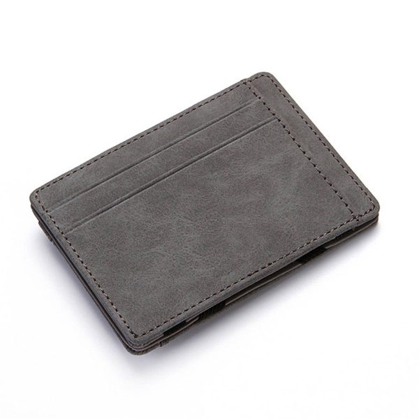 PU Creative Magic Flip Wallet with Anti-Magnetic Function
