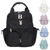 Nylon mommy shoulder diaper bag backpack