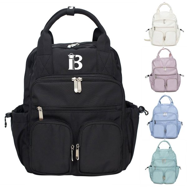 Nylon mommy shoulder diaper bag backpack