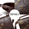 PU Steampunk women's cross-body bag