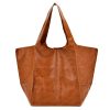 PU Large capacity wax peel ancient oil tote bag
