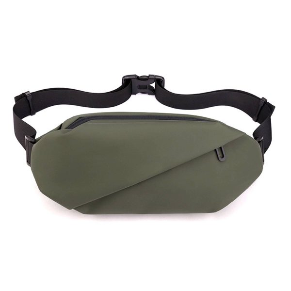 Men's nylon casual crossbody waist bag