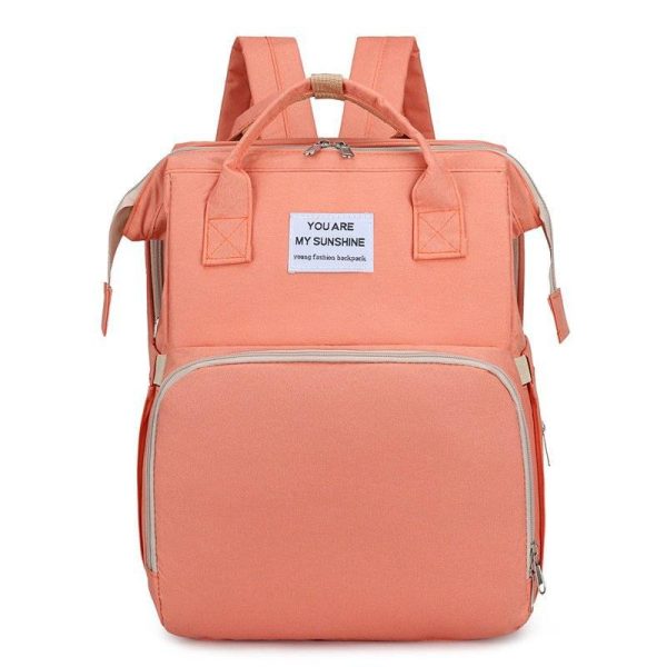 Portable Folding Crib Mommy Bag Backpack