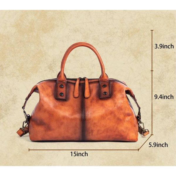 Genuine Leather Tote Handbag Cross-body Bag