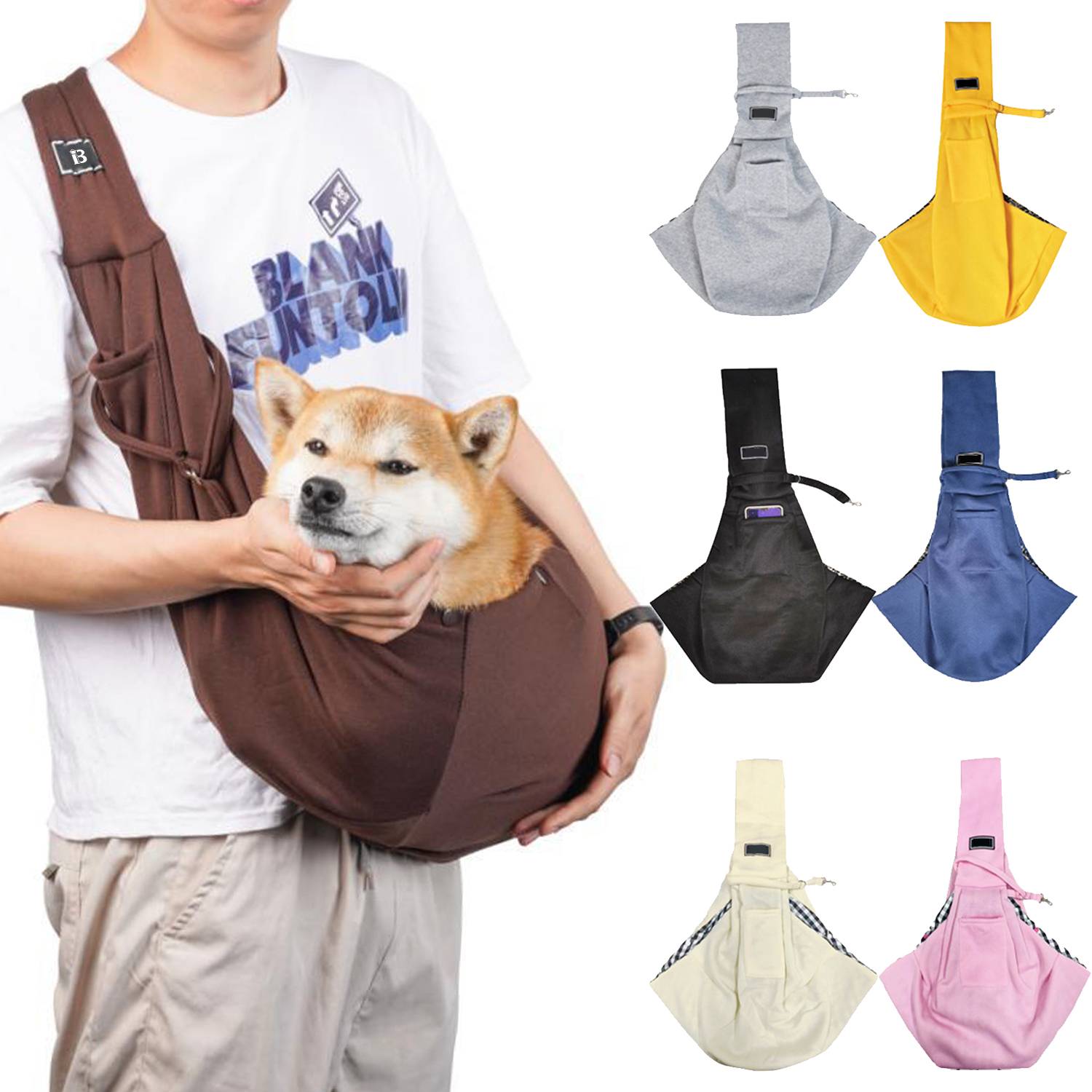 Polyester Breathable Folding Pet Bag