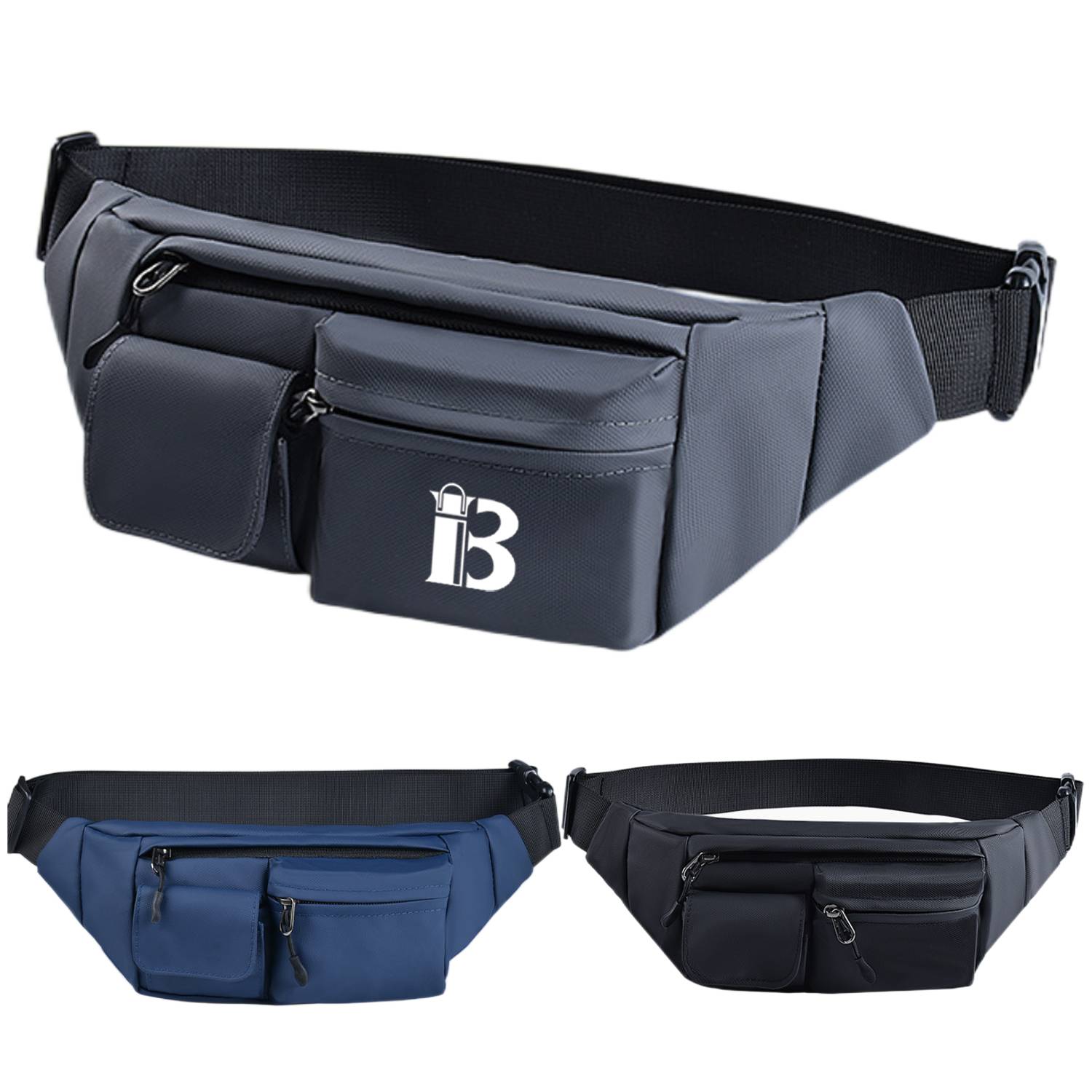 Leisure Outdoor Nylon Crossbody Waist Bag