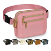 High-Capacity Polyester 4 Pockets Crossbody Fanny Pack