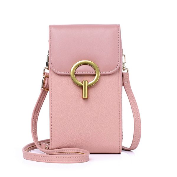 PU Cross Body Cell Phone Purse