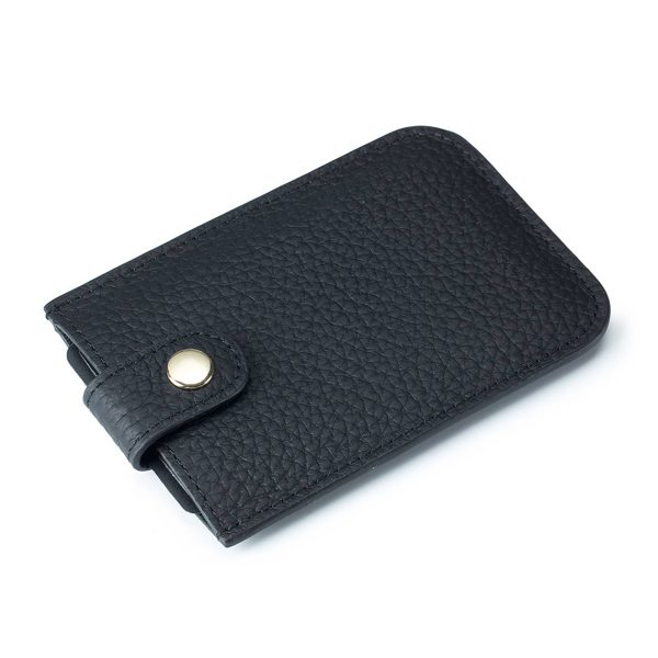 Genuine Leather portable slim coin purse/Wallet card case