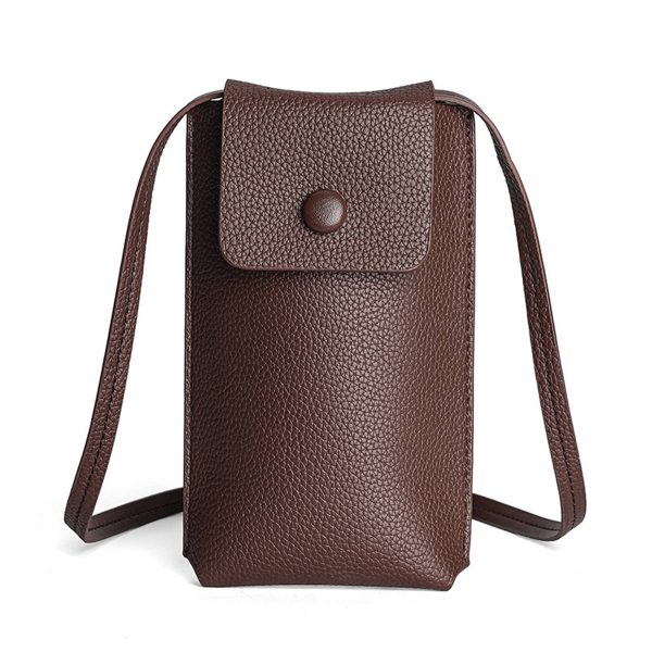 Pu Small Mobile Phone Crossbody Bag