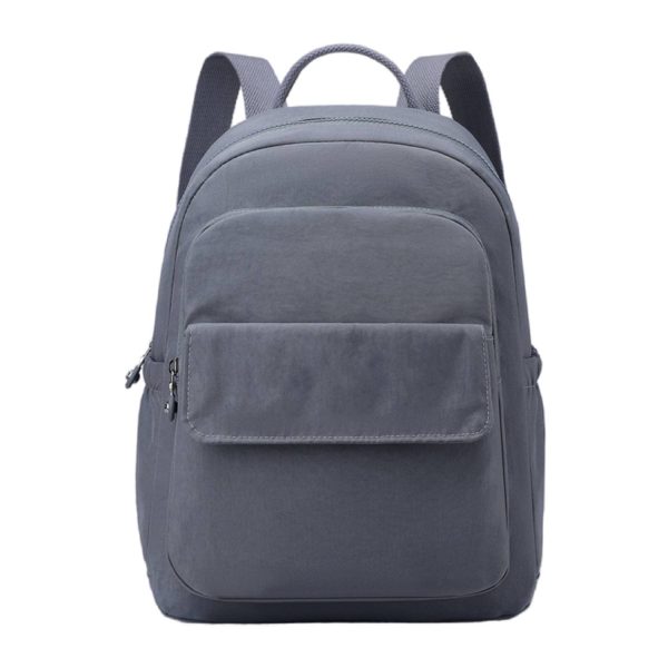Nylon Backpack Solid Color Simple Fashion for Women