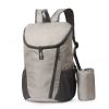 Outdoor anti splash folding backpack