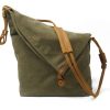 Canvas Foldable cross-body bag