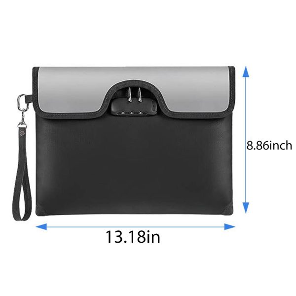 Fireproof Document Bag W/ Lock
