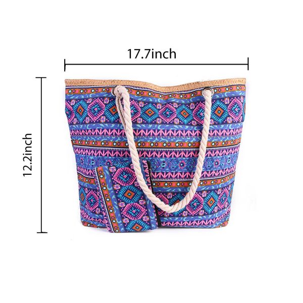 Summer Beach Handbag w/ Wallet