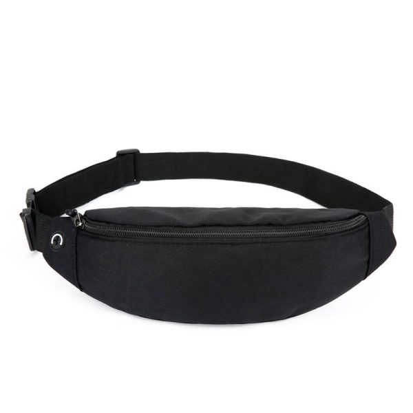 Polyester Sports Fanny Pack With Earphone Hole