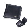 Men's Genuine Leather Passcase Wallet