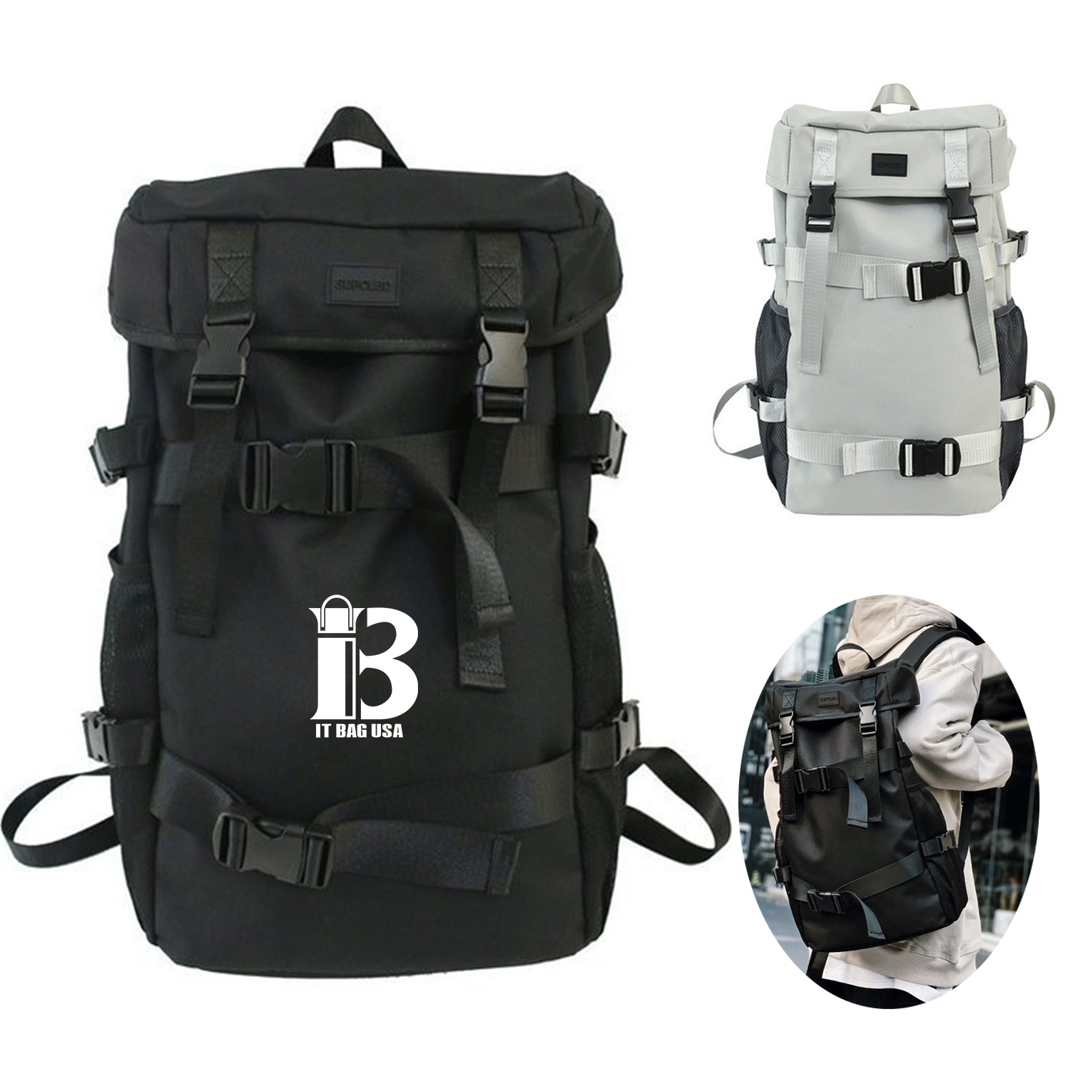 Water Resistant College Bag Computer Backpack