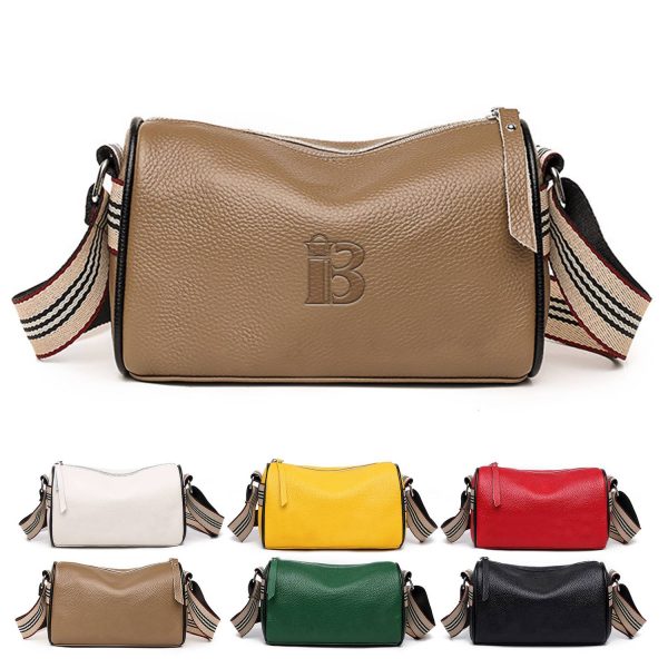 Genuine leather small crossbody bag