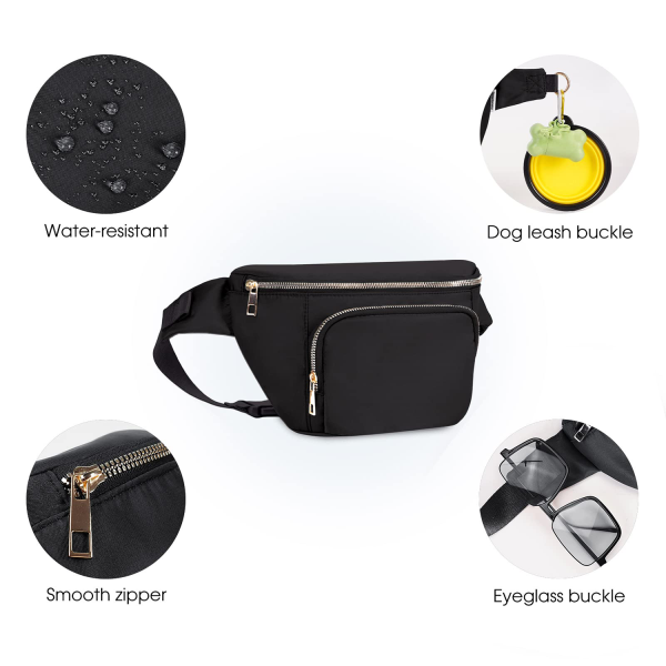Large Waist Bag Pack with Extra Extension Belt