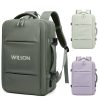 Nylon leisure travel expandable backpack