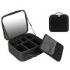 PU Leather Makeup Bag with Mirror