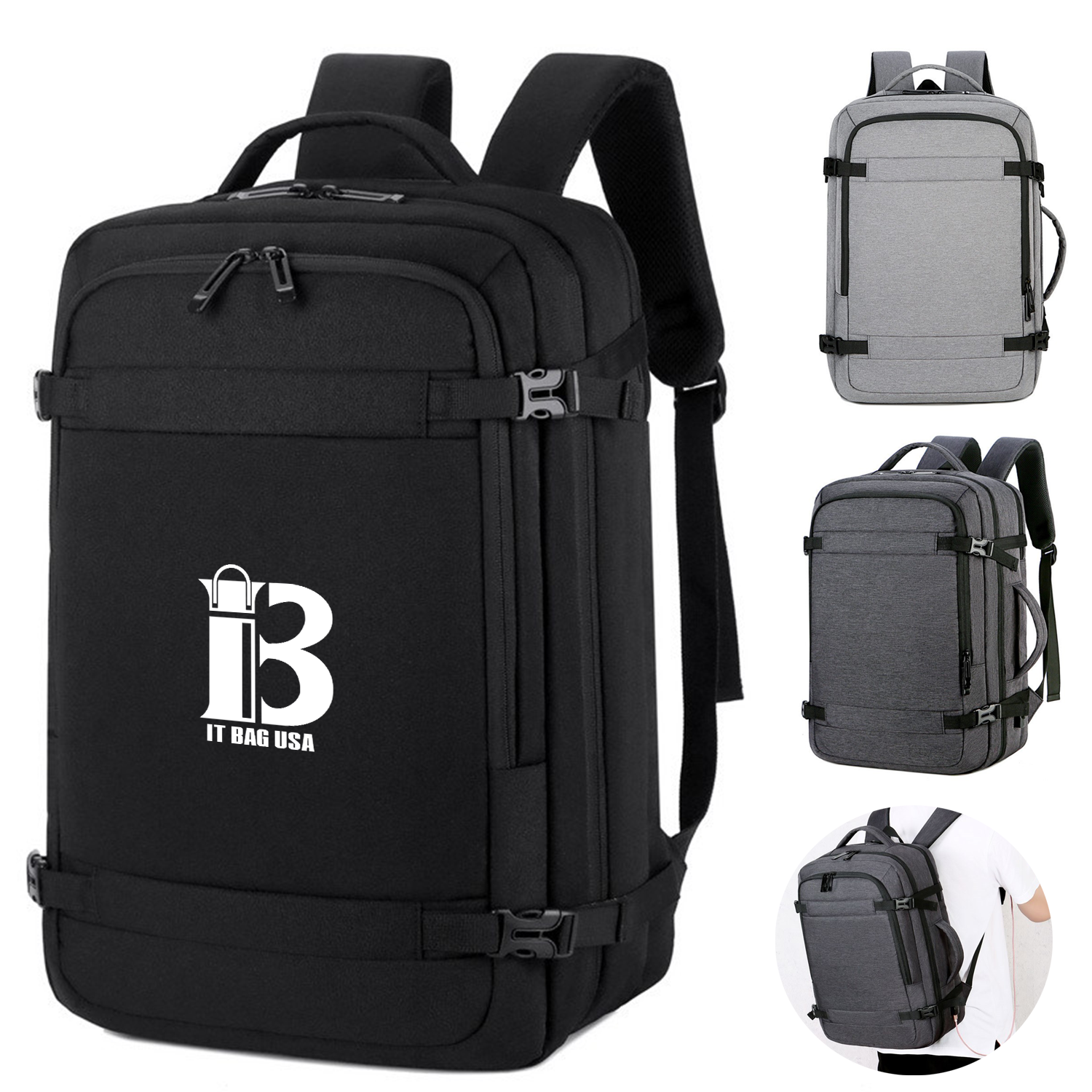 Travel Carry on Business Canvas Laptop Backpack