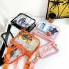 PVC transparent shoulder crossbody bag
