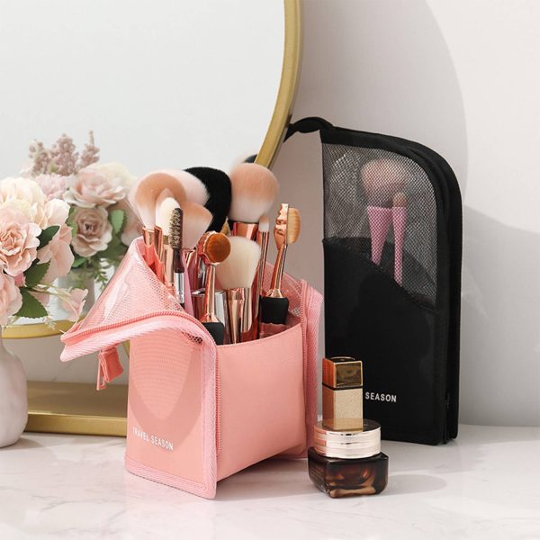 Mesh Nylon Makeup Cosmetic Bag