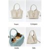 Genuine Leather Simple geometric shoulder cross-body bag