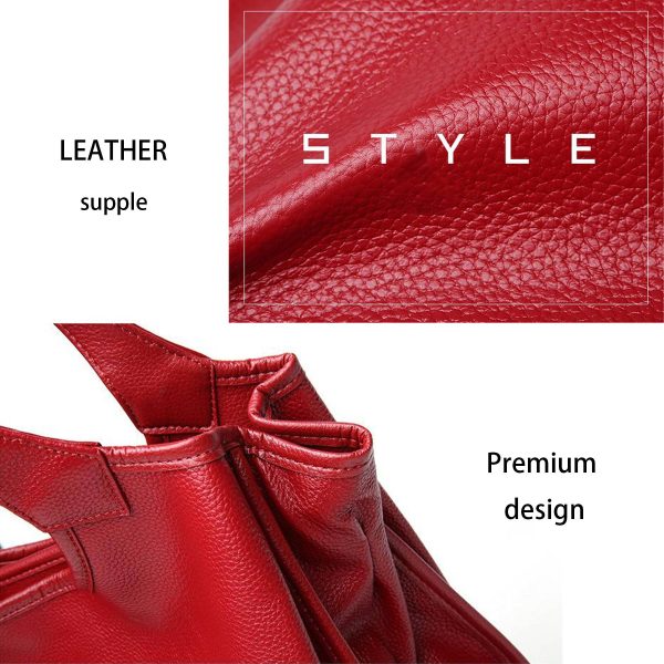 Genuine Leather stylish shoulder tote bag