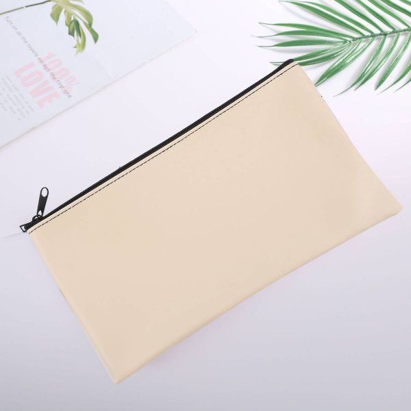 PU Leather Pencil Case Storage Bag