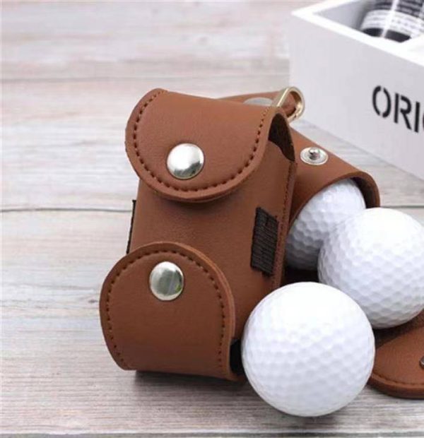 PU Leather Portable Waist Bags Sports Accessory for Golf