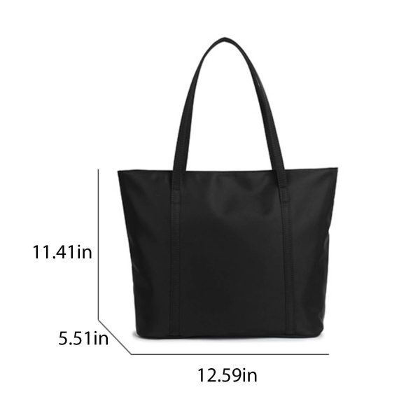 Single Shoulder Canvas Commuting Tote Bag