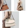 Genuine Leather Fashionable Large Crossbody Tote Bag