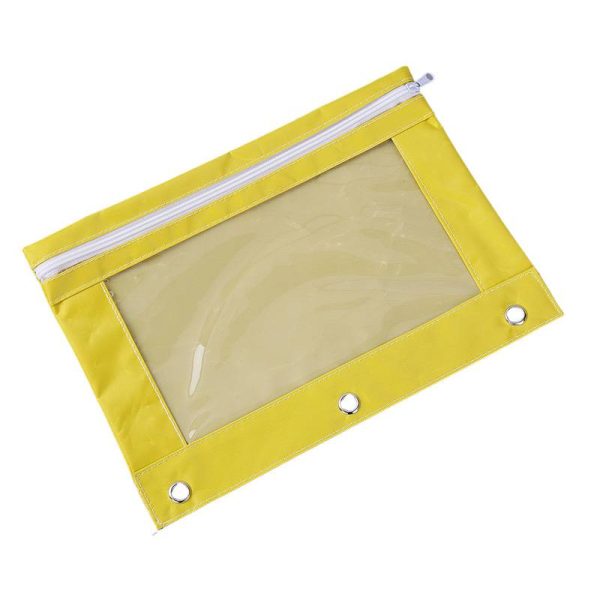 3-Ring Binder Pencil Pouch With Zipper