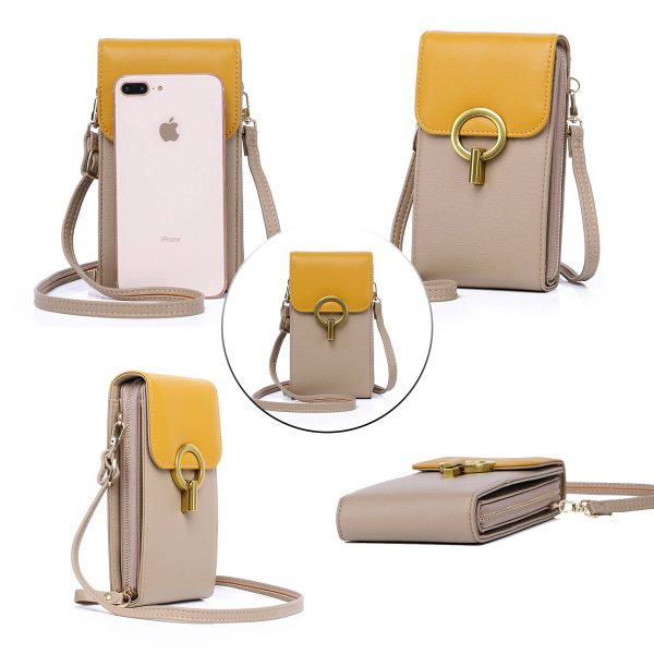 PU Cross Body Cell Phone Purse