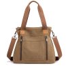 Canvas Multi-pocket Tote Bag