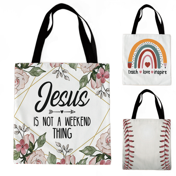 Customizable Canvas Tote Bag