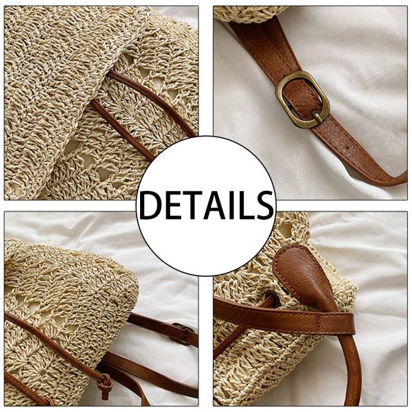 Jute Stylish woven beach backpack