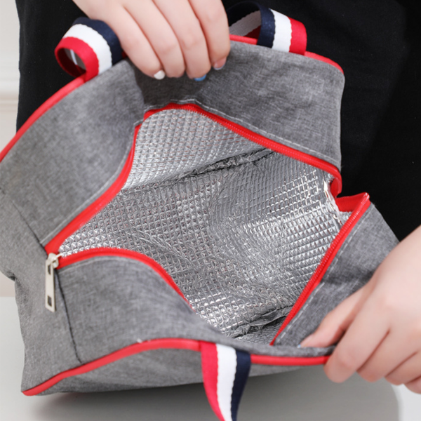 Office worker's business hand-held insulated lunch bag