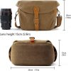 Canvas Outdoor portable waterproof camera bag