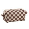 Checkered Makeup Bag