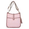 PU Leather Plush Crossbody Bags Fit for Women in Winter