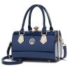 PU Leather Top Handle Crossbody Bag