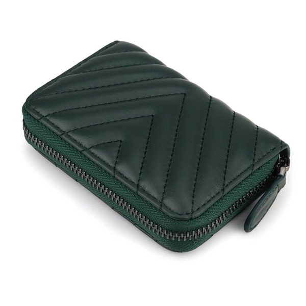 Genuine Leather Mini Wallet Card Bag